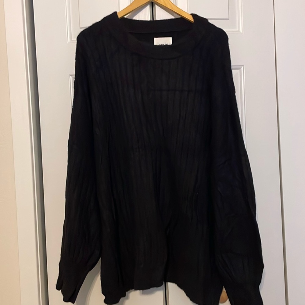Oversized ribbed sweater